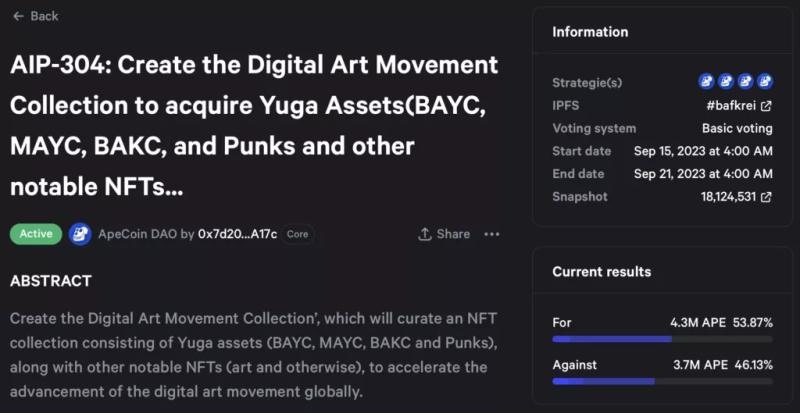 Сообщество ApeCoin поддержало выделение $12 млн на новую NFT-коллекцию