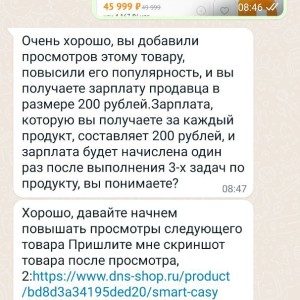 Жалоба на DNS-Shop.Mенеджер @saddsa365 Отзывы