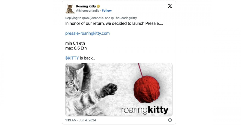 Скам от лже-Roaring Kitty, гигабайты утечек в Telegram-каналах и другие события кибербезопасности